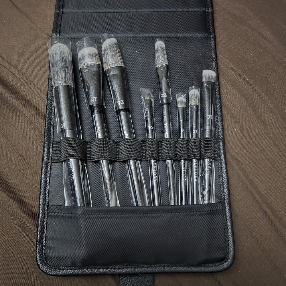 SEPHORA PRO BRUSH SET Pro 8-Piece Brush Set FACE & EYE NWOB